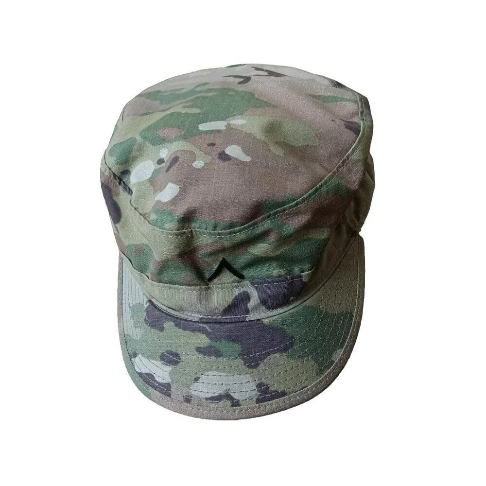 US‎ Army Patrol Camo Cap Mens Size 7&3/8 Fitted Hat
